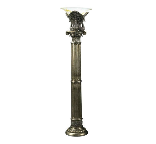 Picture of TRADITIONAL PEACOCK FLOOR LAMP