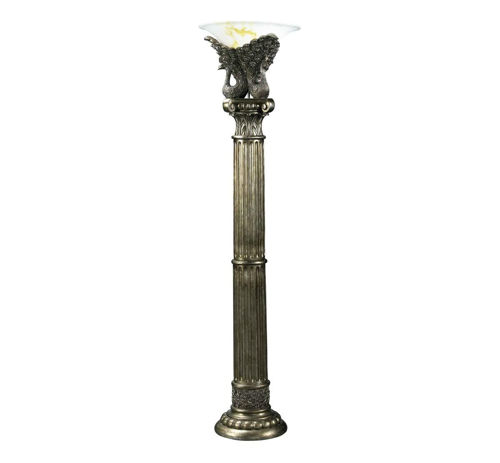 Picture of TRADITIONAL PEACOCK FLOOR LAMP