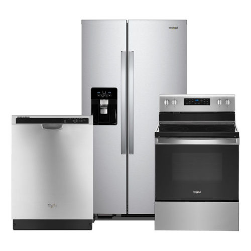 Picture of WHIRLPOOL 3 PIECE STAINLESS STEEL PACKAGE