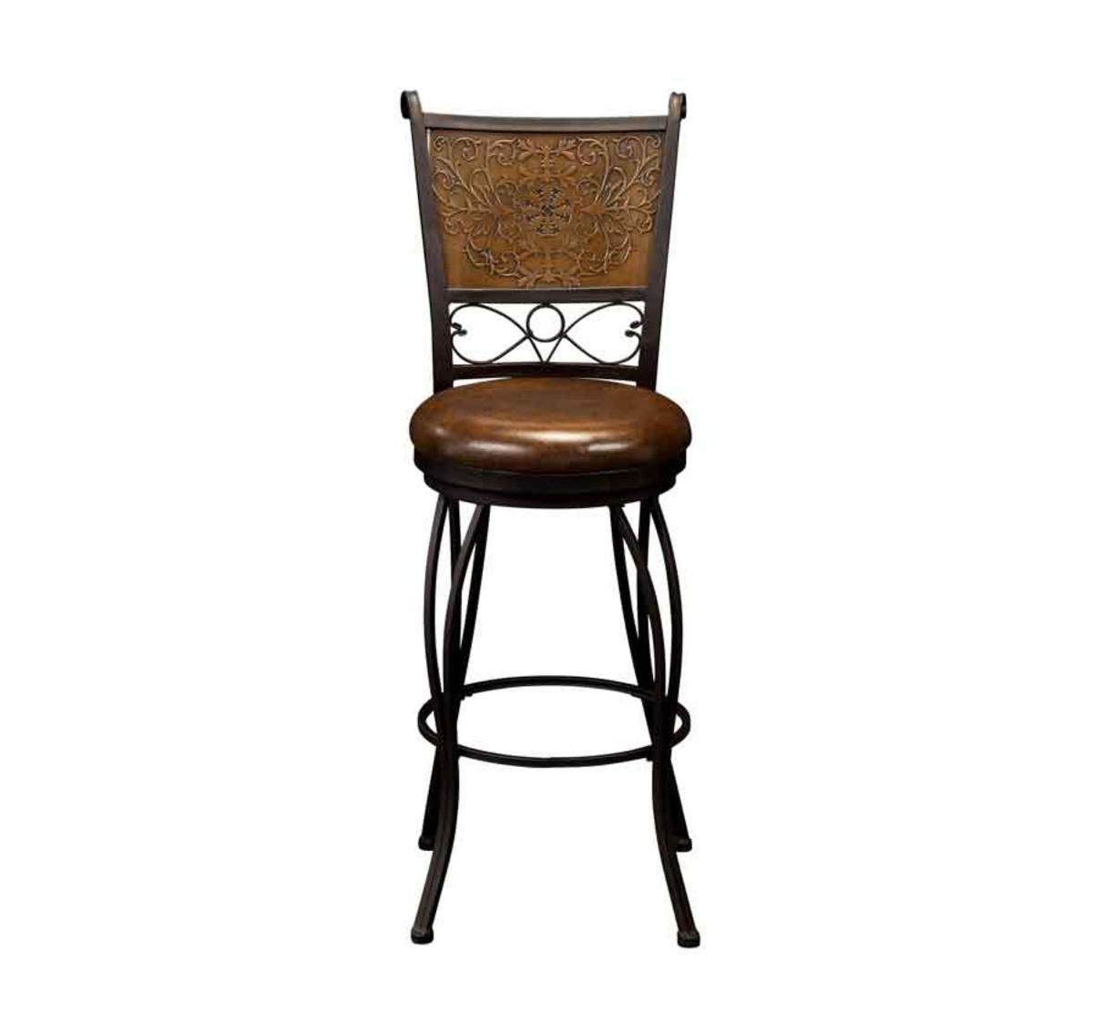 Barstool Bad Home Furniture More, Pineapple Back Bar Stools With Arms