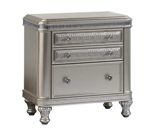 Picture of SILVER GLAM NIGHTSTAND