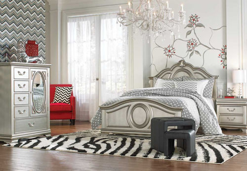 Picture of GRACE SILVER 3 PC TWIN BEDROOM SET