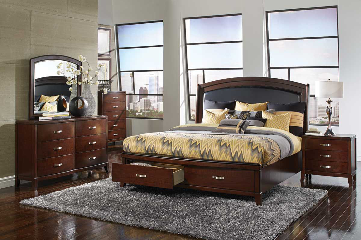 Enzo 5 Pc Queen Bedroom Group Badcock Home Furniture More