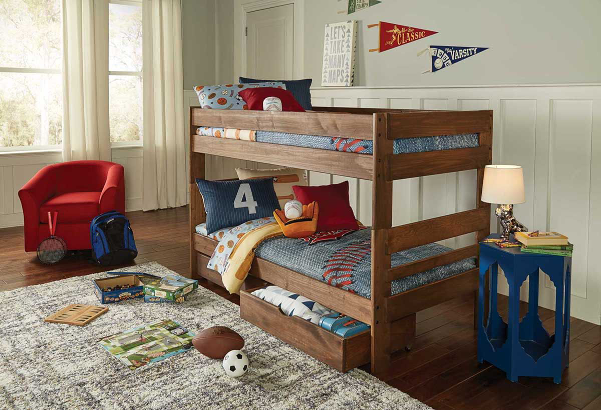 Baylee Twin Bunk Bed Bad Home, Long Twin Bunk Beds