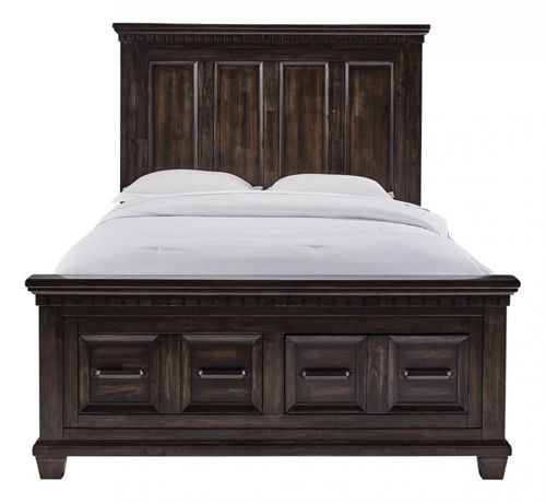 Queen Beds Bad Home Furniture More, Dark Wood Queen Bed Frame With Storage