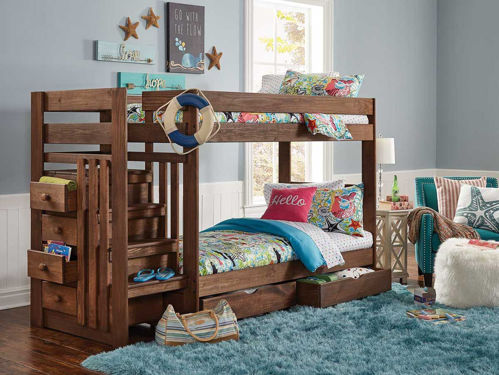 Baylee Twin Stairbed Bad Home, Full Over Full Bunk Beds Rooms To Go