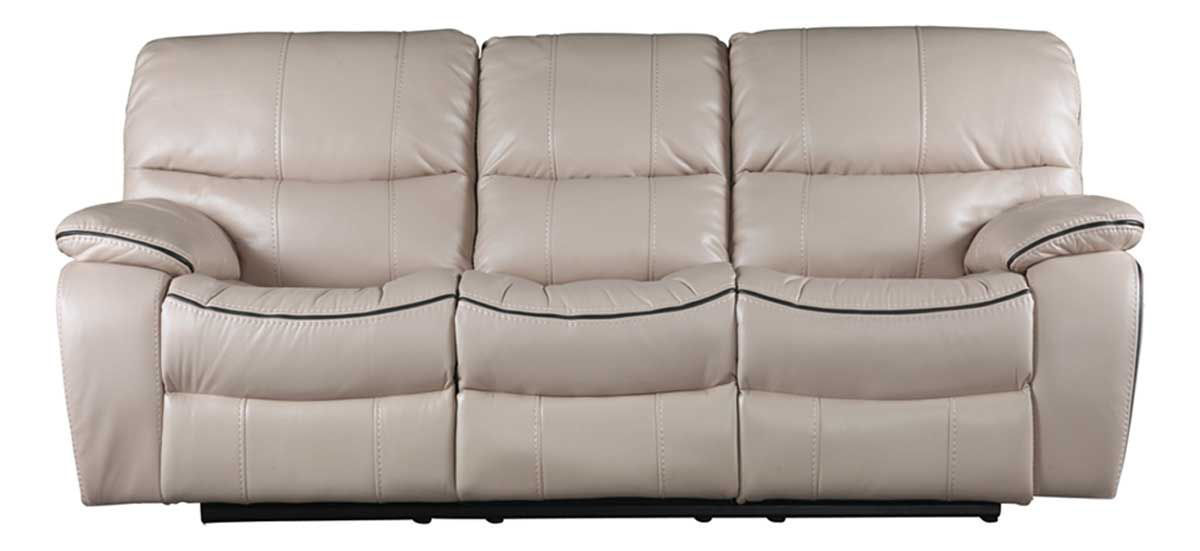 Hamilton Ii Cream Reclining Sofa, Cream Leather Reclining Sofa Set