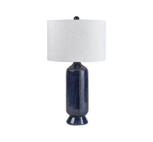 Picture of CASUAL CONTEMPORARY DEEP BLUE LAMP