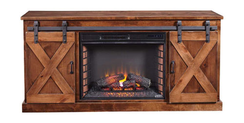 Picture of FARMHOUSE 66" FIREPLACE MEDIA CONSOLE