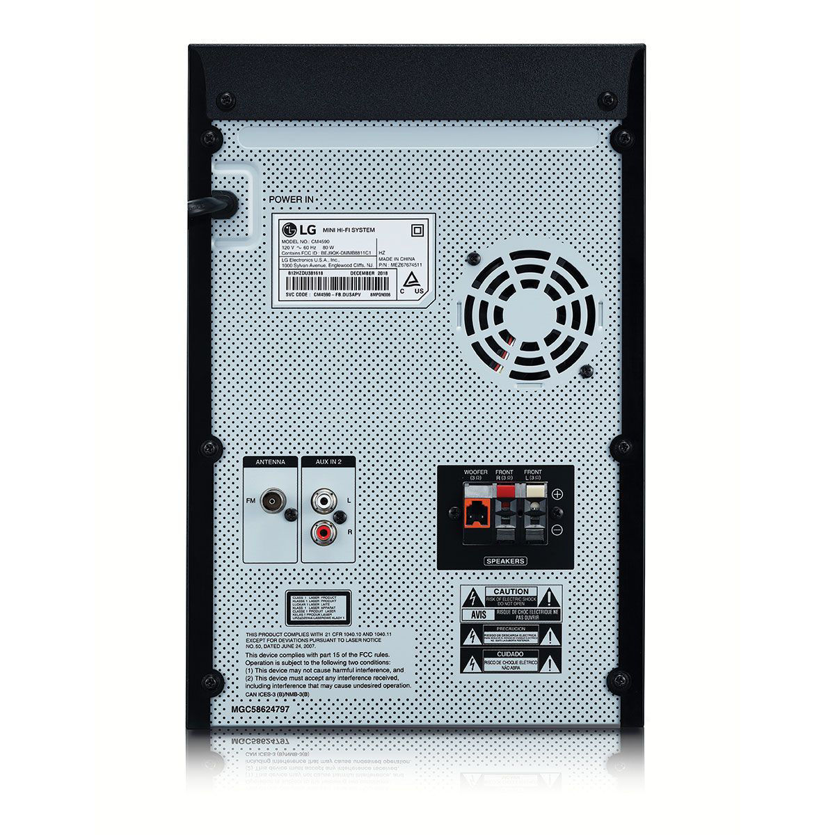 TORRE DE SONIDO DAEWOO DSK-510W BLANCA 2x15W – Electrocash Electrodomésticos