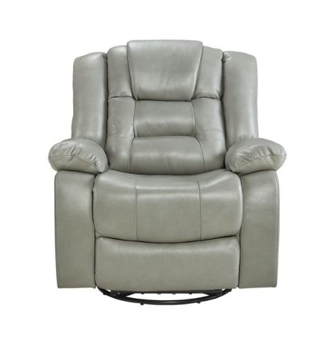 Picture of NEXUS GREY LEATHER DUAL POWER SWIVEL RECLINER