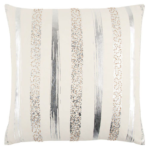 Picture of SILVER STRIPE THROW PILLOW