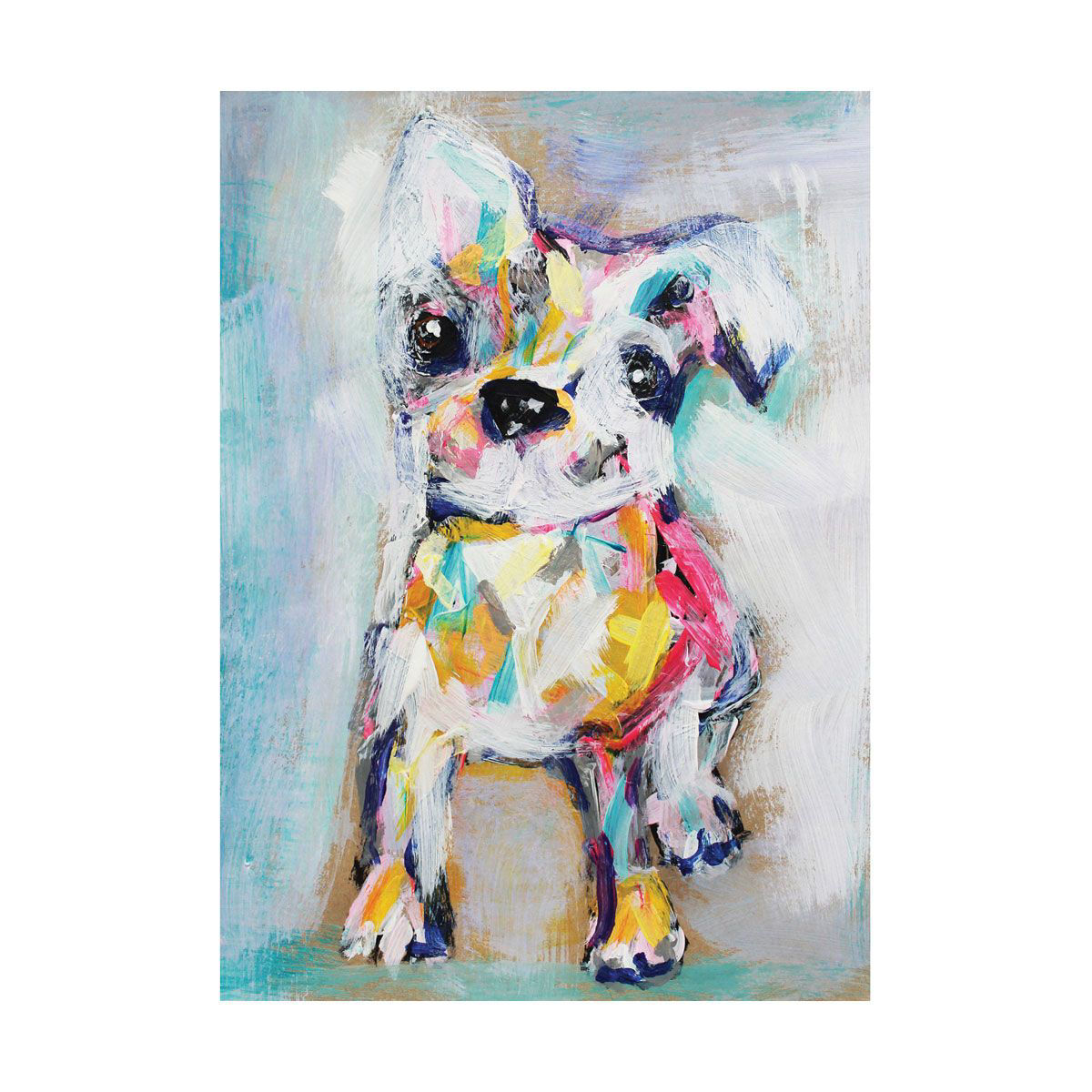 Picture of ABSTRACT DOG WALL HANGING