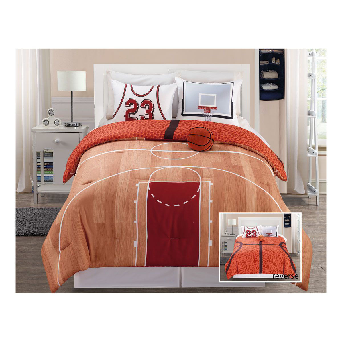 Picture of BASKETBALL REVERSIBLE SPORTS LINEN SET