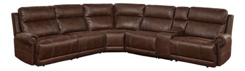 Picture of HENDERSON 6PC MANUAL RECLINING SECTIONAL