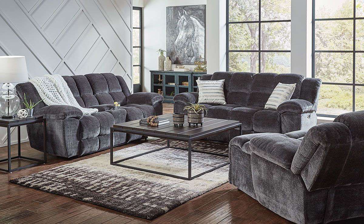 Shelby 3 Pc Livingroom Group Bad, Living Room Furniture Sets Okc Ok