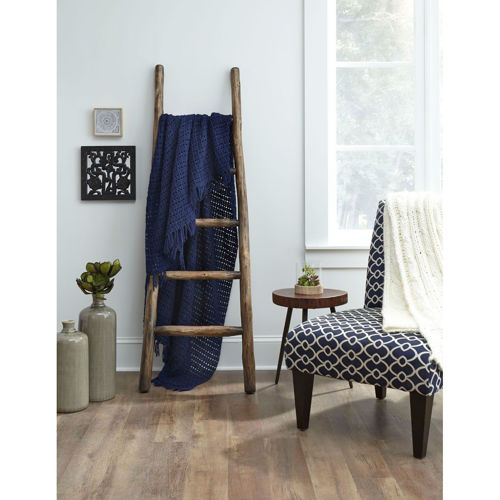 Picture of EUCALYPTUS WOOD DISPLAY LADDER