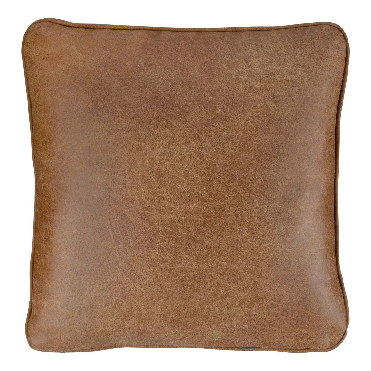 Picture of FAUX LEATHER THROW PILLOW