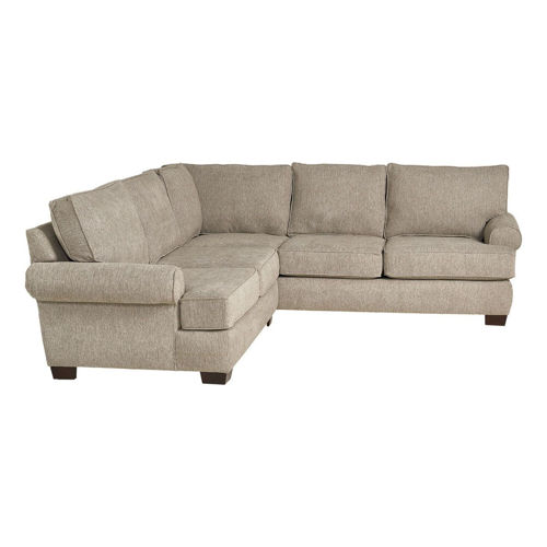 Living Room Sectional Sofas, Carena 2 Pc Fabric Sectional Sofa With Cuddler Chaise
