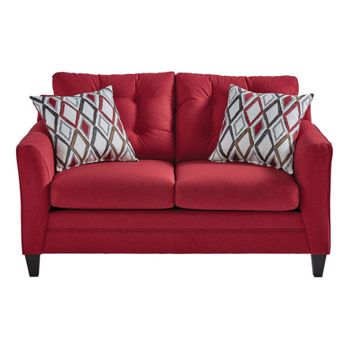 Picture of HALEY RED 3 PC LIVINGROOM GROUP