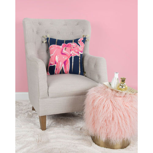 Picture of PINK ELEPHANT PILLOW
