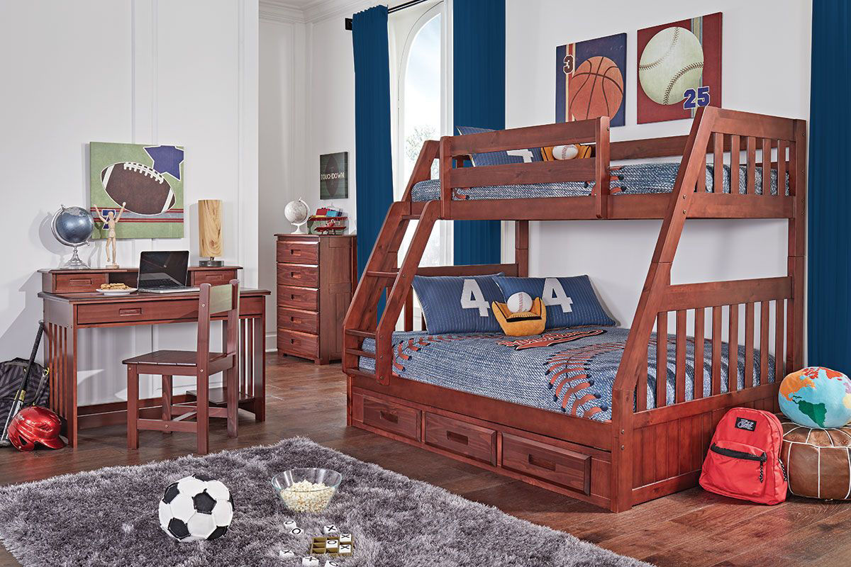 Chandler Twin Full Bunkbed Bad, Forrester Twin Full Bunk Bed