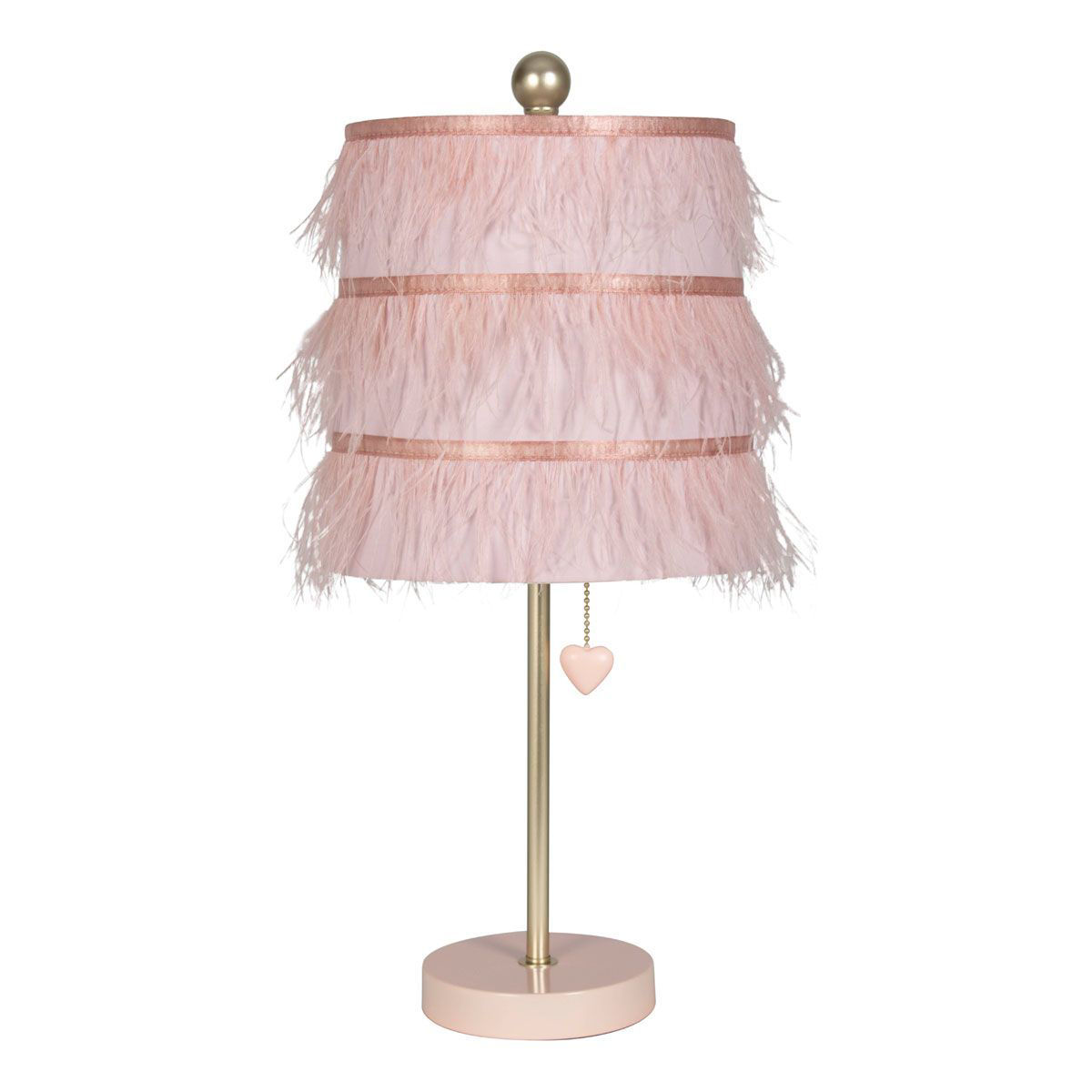 Picture of PINK FEATHERS TABLE LAMP