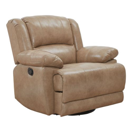 Picture of VICTOR LEATHER MANUAL SWIVEL GLIDER RECLINER