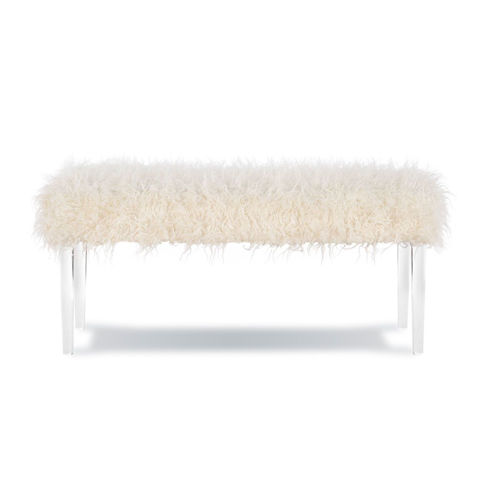 Picture of FAUX FLOKATI FUR BENCH