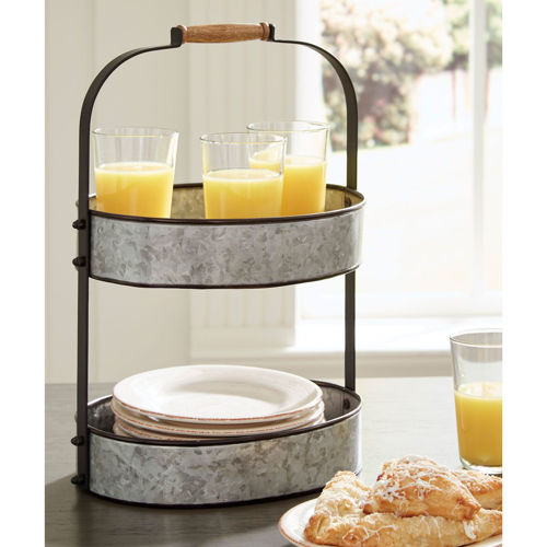 Picture of GALVANIZED METAL TIERED TRAYS