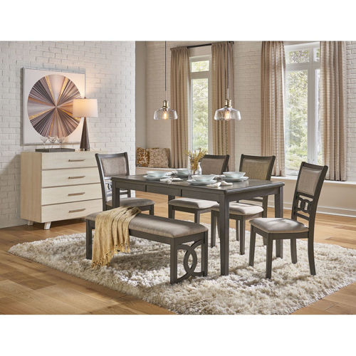 Picture of STERLING 5 PIECE DINING PLUS BENCH