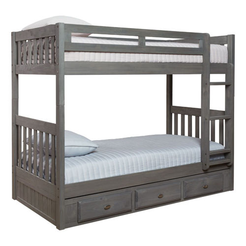 Picture of HARLEY TWIN BUNK BED W/TRUNDLE