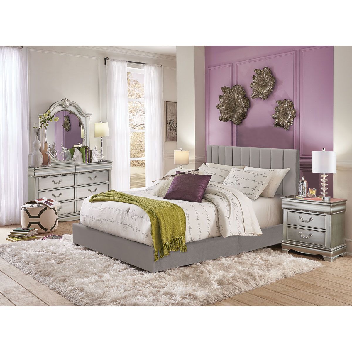 Picture of GRACE GREY 3PC TWIN YOUTH BEDROOM GROUP