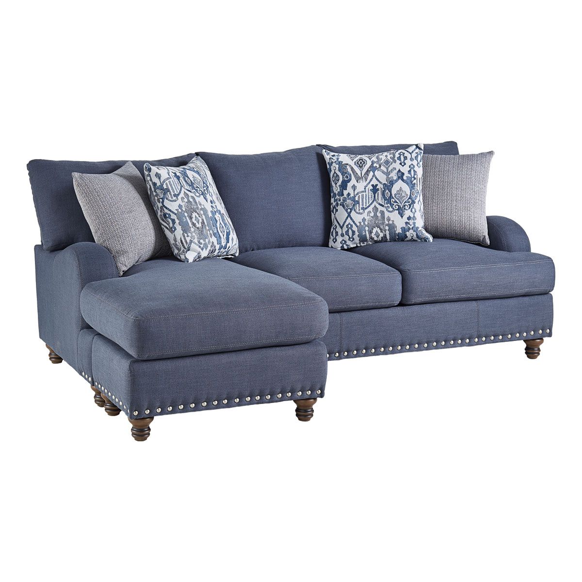 2-PC SOFA SET W/ 4 ACCENT PILLOWS The Furniture Store