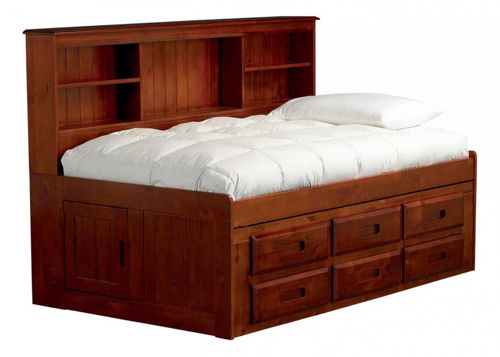 Picture of CHANDLER TWIN BOOKCASE DAYBED W/UNDERBED STORAGE