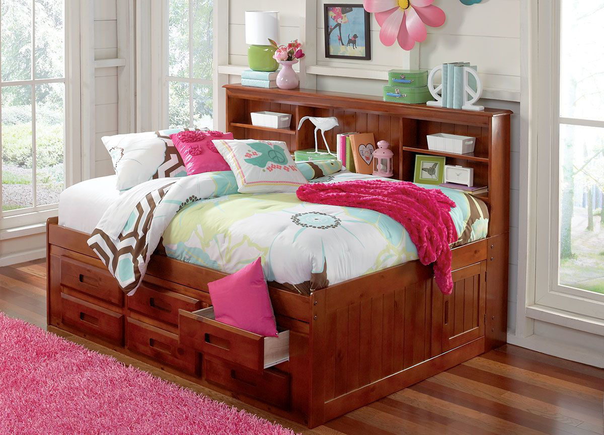 Picture of CHANDLER TWIN BOOKCASE DAYBED W/UNDERBED STORAGE