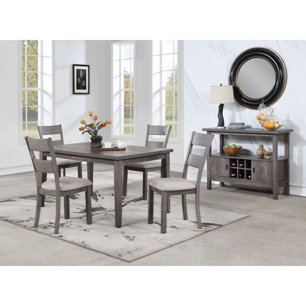 Picture of PINE HILLS 5 PC DINING SET