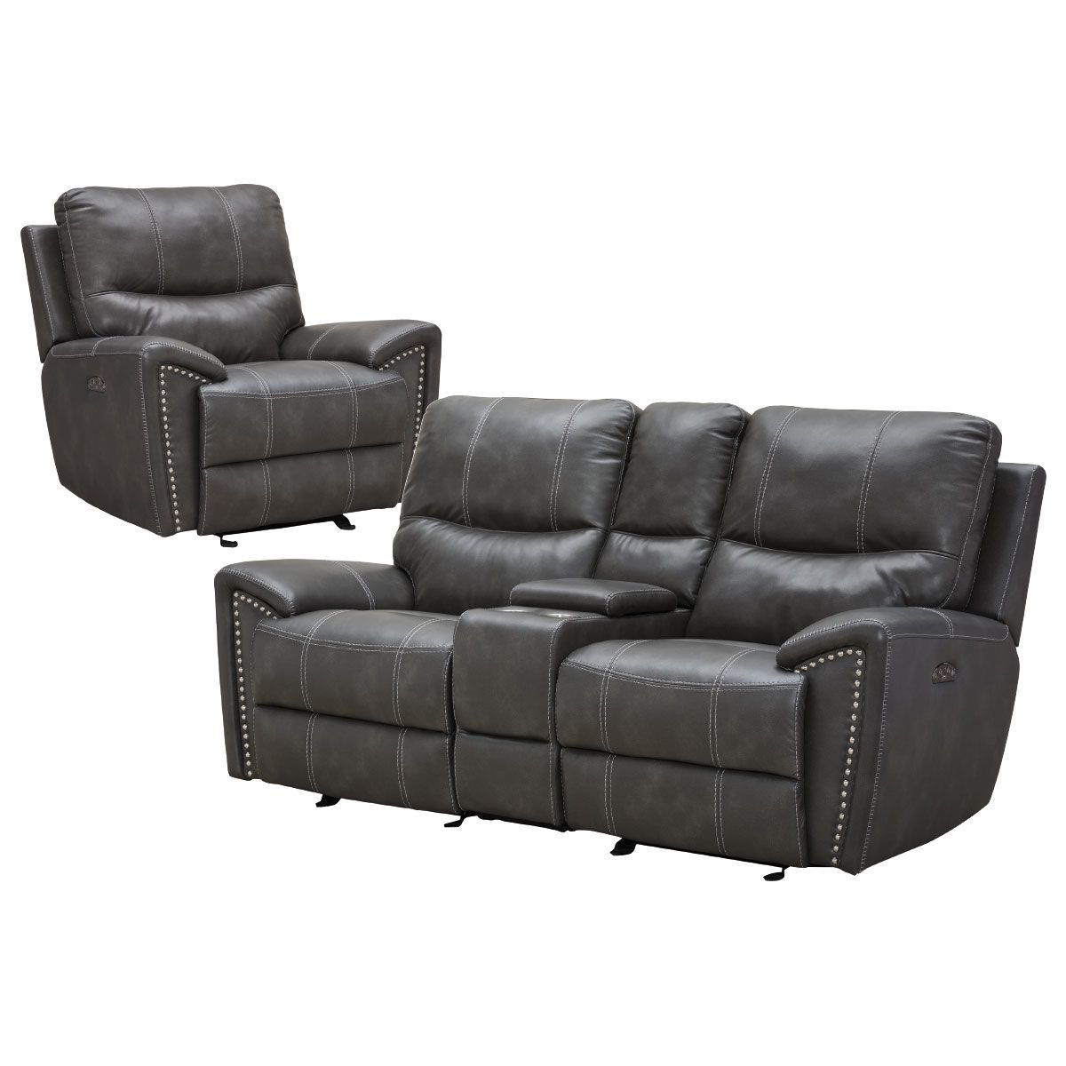 Picture of SPECTER 2PC LOVESEAT & RECLINER