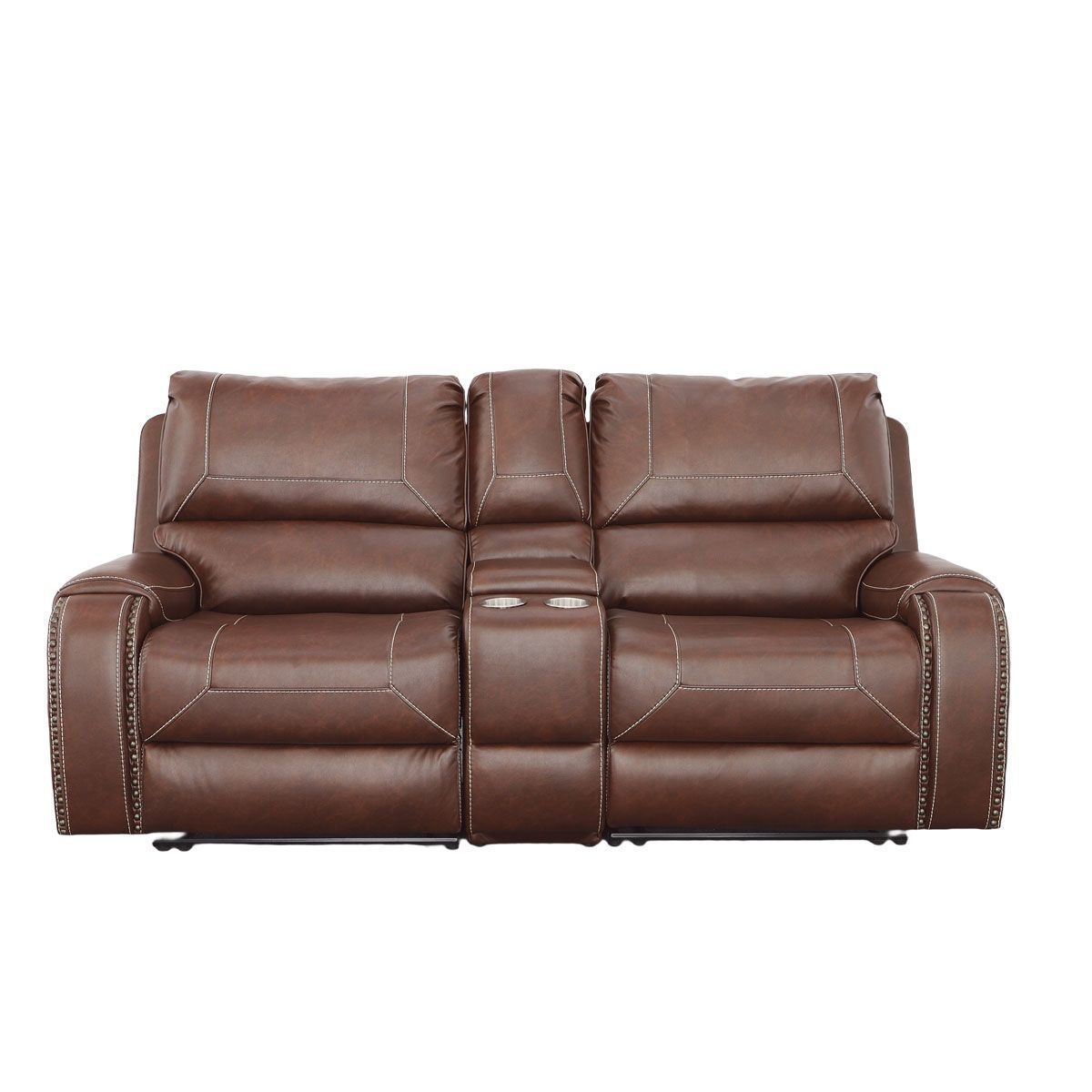 Picture of CONQUEST SADDLE MANUAL RECLINING CONSOLE LOVESEAT