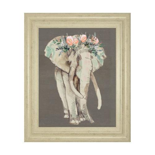 Picture of FLOWER ELEPHANT WALL ART