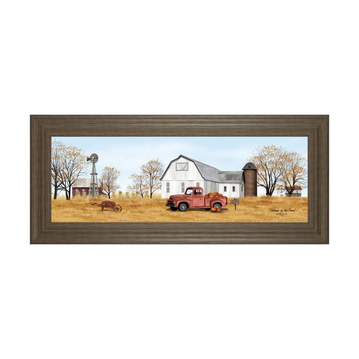Picture of AUTUMN ON THE FARM WALL ART