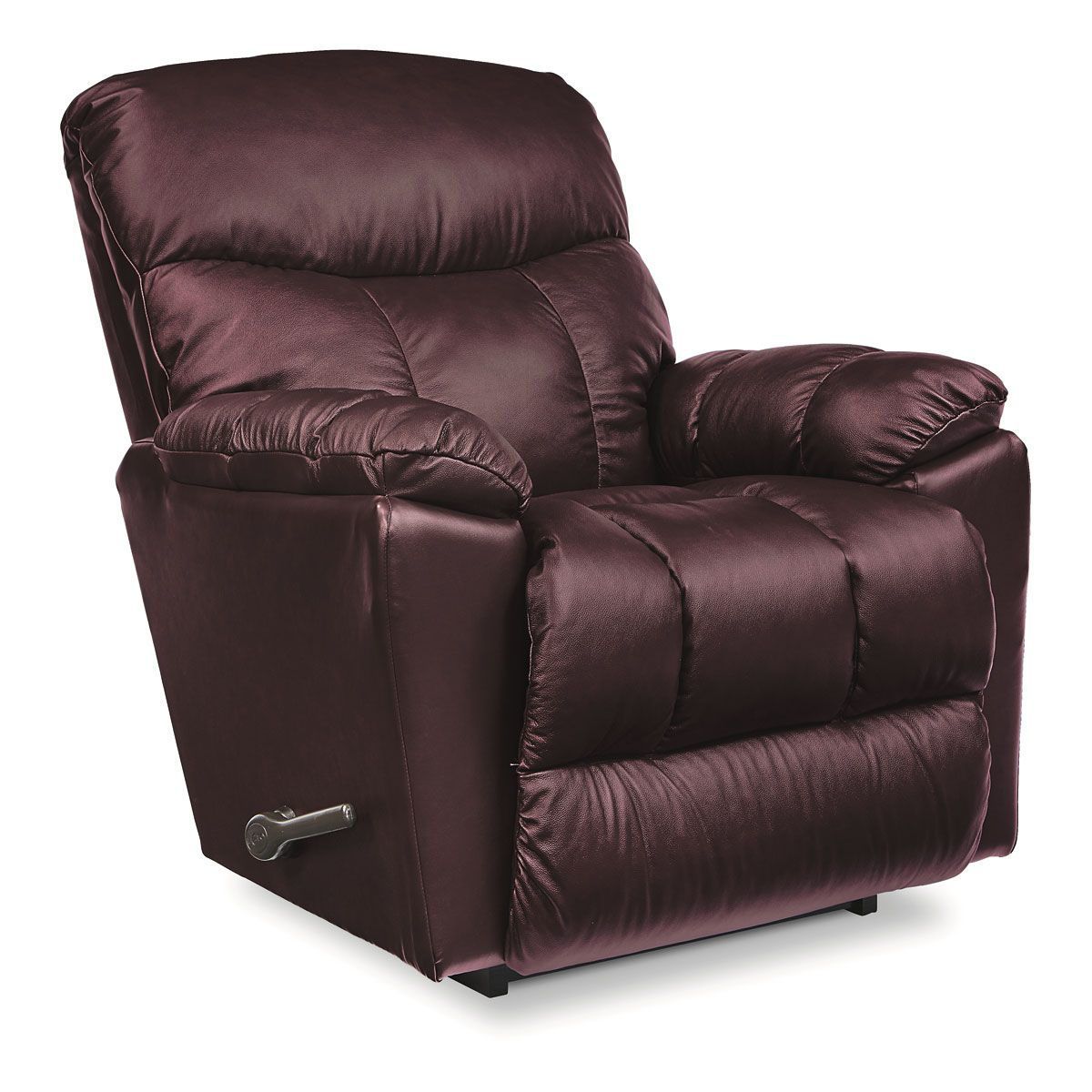 Picture of HOLLAND BURGUNDY LEATHER MANUAL ROCKER RECLINER