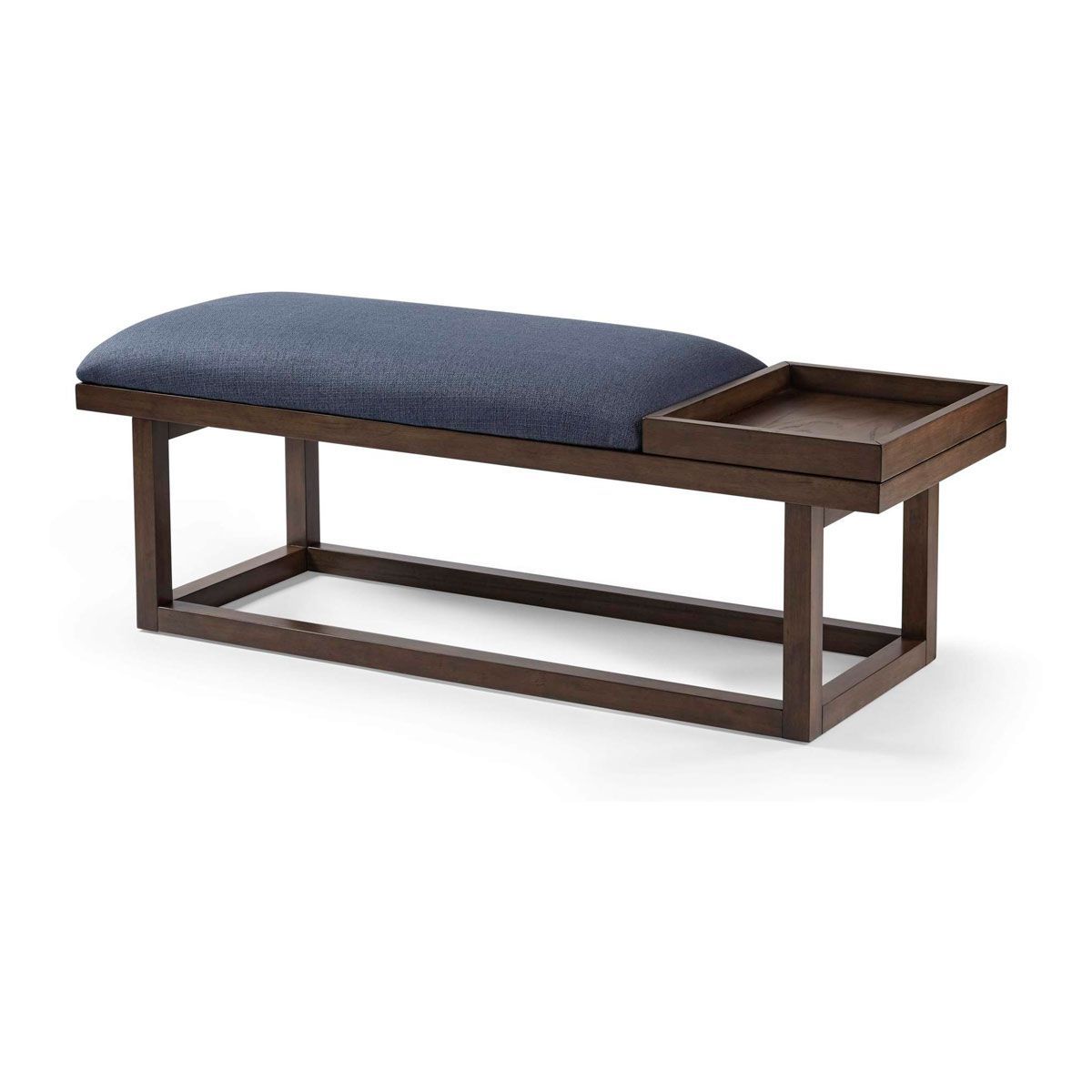 Picture of CLAYTON NAVY ACCENT BENCH