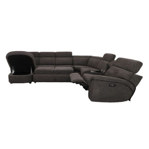 Picture of EVERYTHING 4PC POWER RECLINING SECTIONAL WITH POP-UP SLEEPER & STORAGE