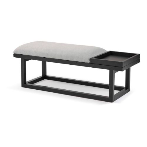 Picture of CLAYTON GREY ACCENT BENCH