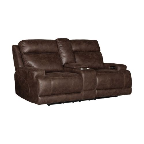 Picture of DUNN DUAL POWER RECLINING CONSOLE LOVESEAT
