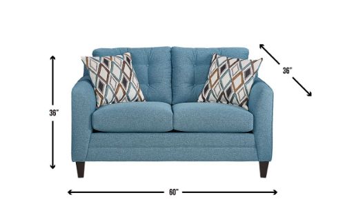 Picture of HALEY TEAL LOVESEAT