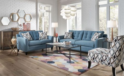 Picture of HALEY TEAL SOFA