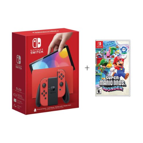 Picture of NINTENDO OLED RED SWITCH SUPER MARIO BUNDLE