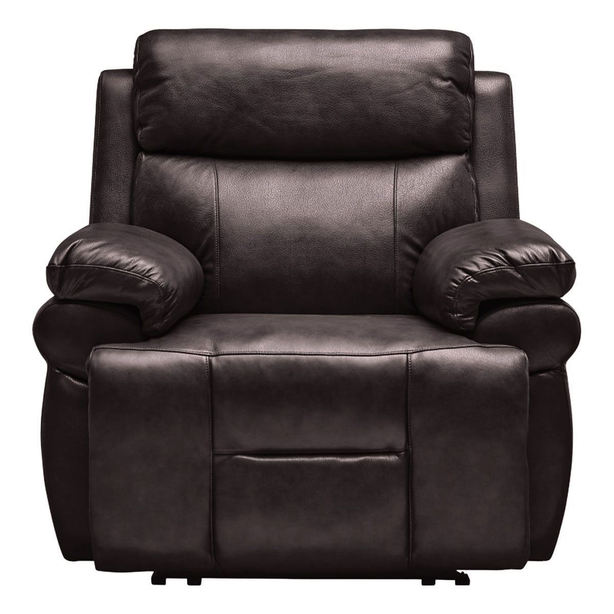 Picture of ZEUS LEATHER TRIPLE POWER RECLINER WITH HEAT & MASSAGE